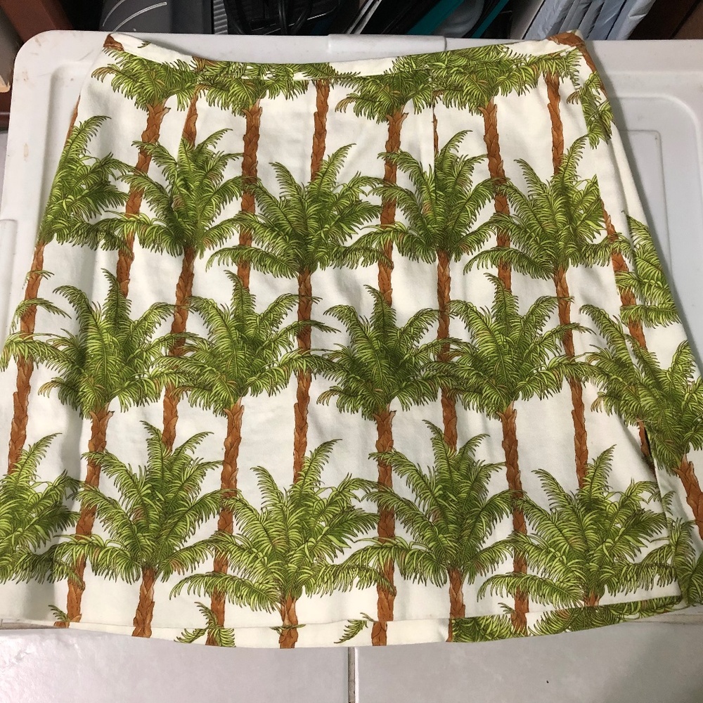 Bamboo Traders Palm Tree Skort - Size 10